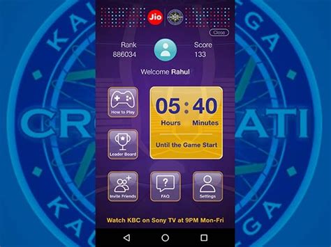 kbc jio|Jio KBC Play Along: How to play Kaun Banega Crorepati live with Amita.
